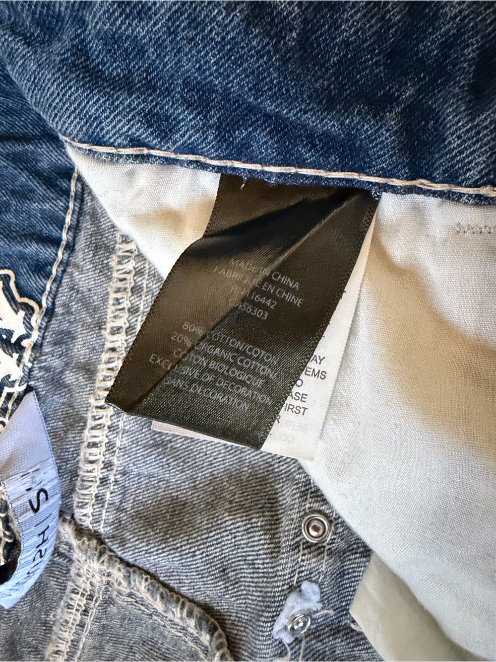 Ambush Men Ninth Hall Ambush Crosses Baked Medium Blue Wash Loose Fit Jeans. - Picture 11 of 13